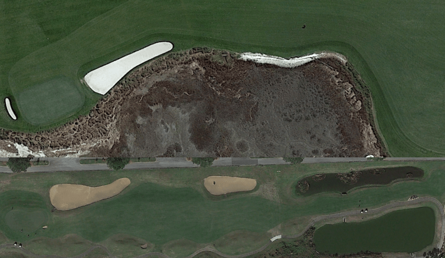 Harbour Town's eighteenth hole vs. the International Course's ninth hole