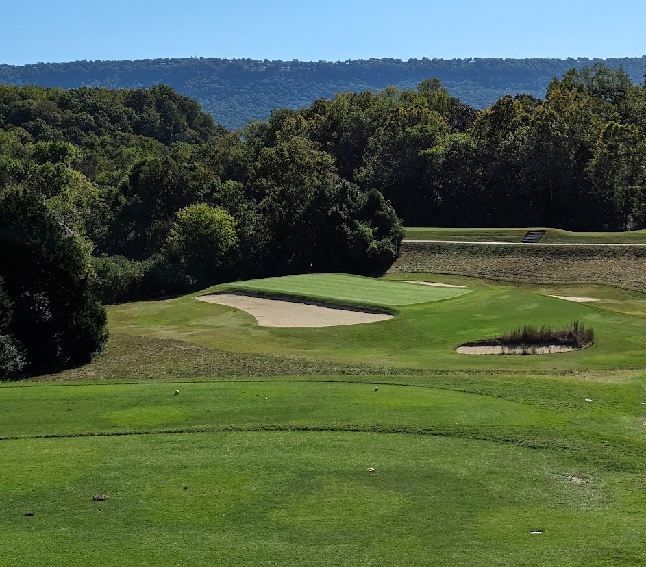 A picture of Black Creek Club from the eleventh tee.
