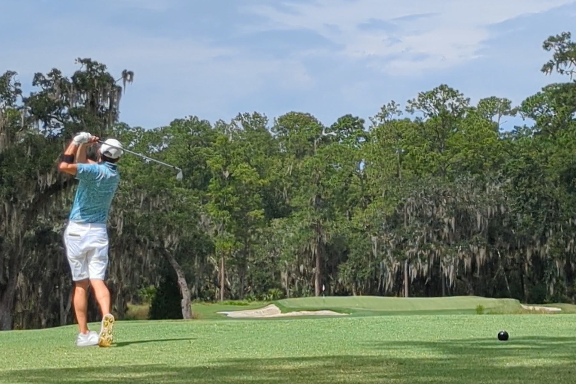 A photo of the Chechessee Creek Club on the eleventh hole.