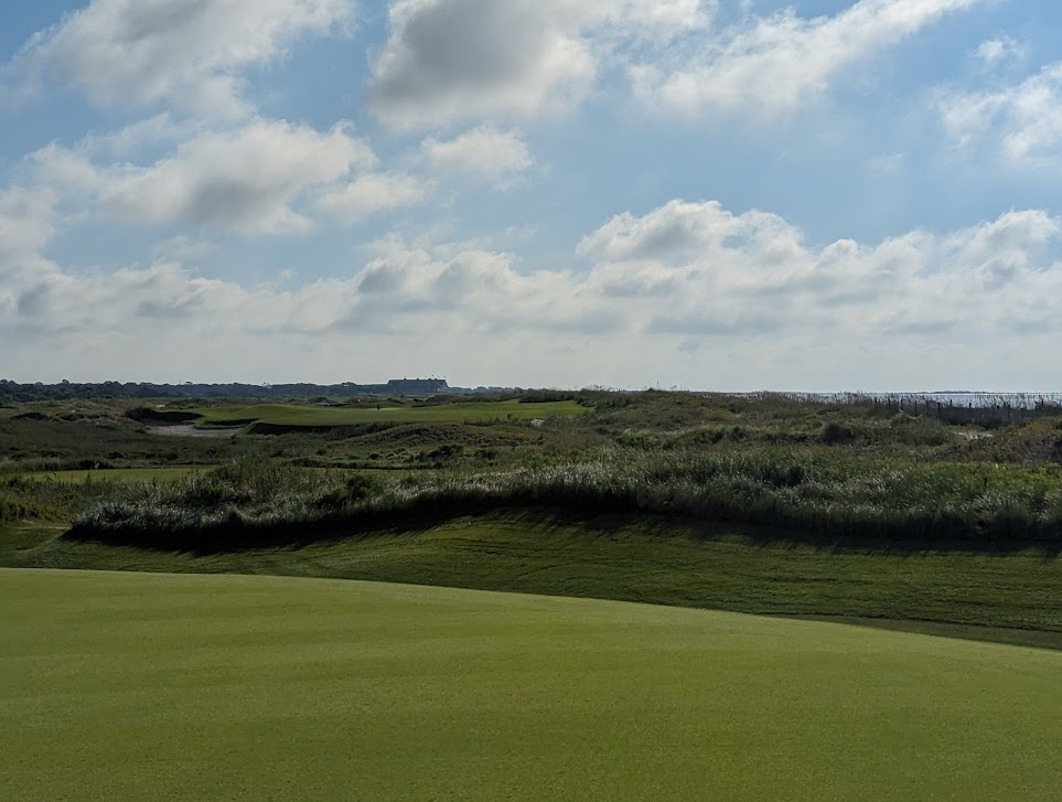 A picture of The Ocean Course at Kiawah Island from the fifteenth hole