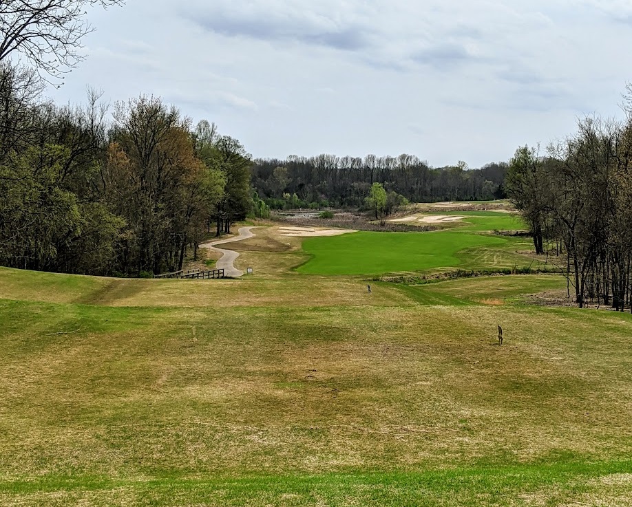 A photo of the President's Reserve course at Hermitage Golf Course from the eleventh hole