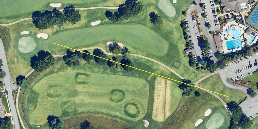 A picture of Chattanooga Golf and Country Club at the tenth hole.