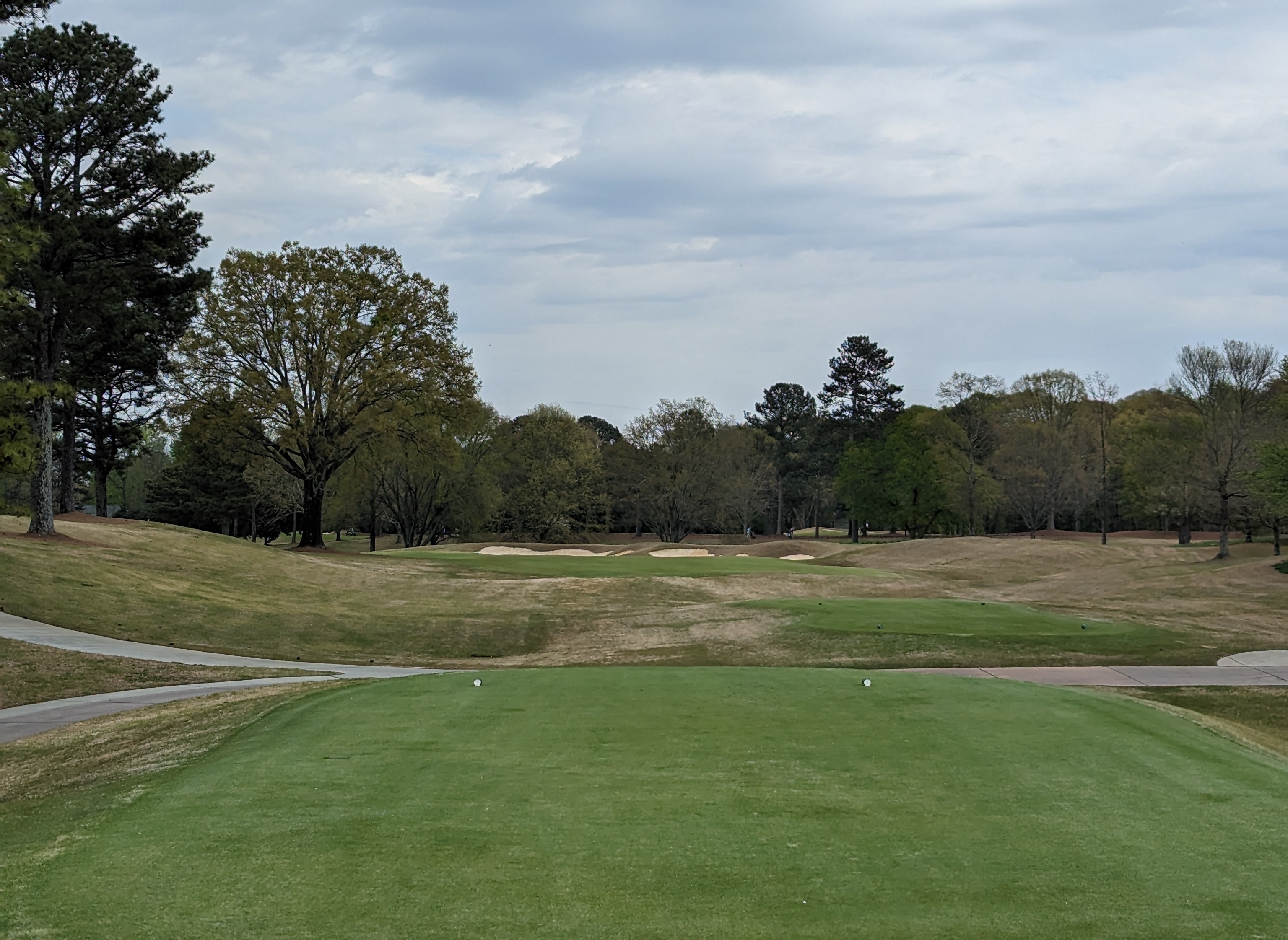 A photo of Atlanta Athletic Club from the first hole.