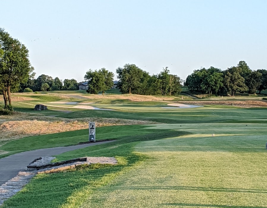 A photo of GreyStone Golf Club from the eighth hole.