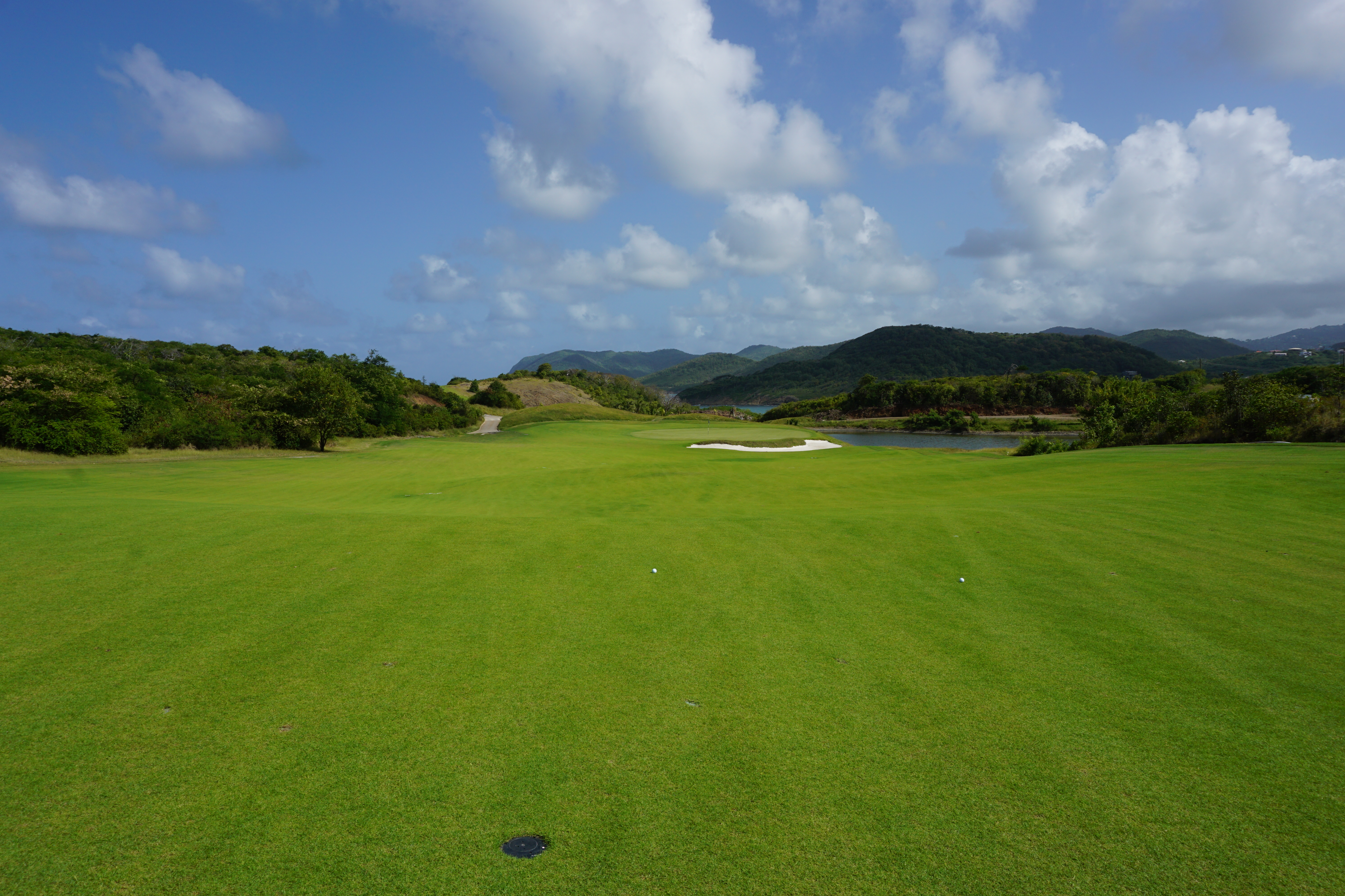 The thirteenth hole at Point Hardy Golf Club