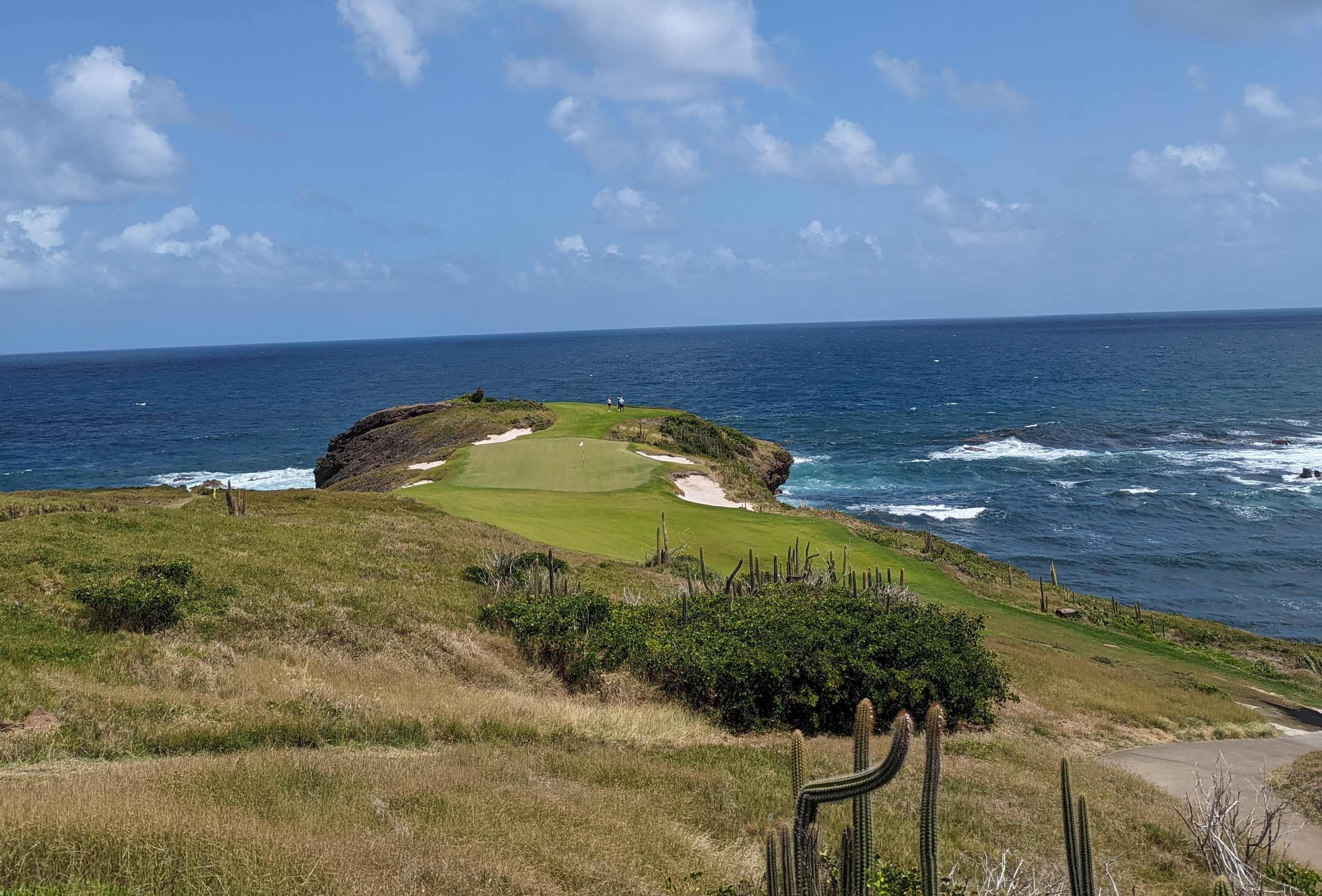 The seventh hole at Point Hardy Golf Club