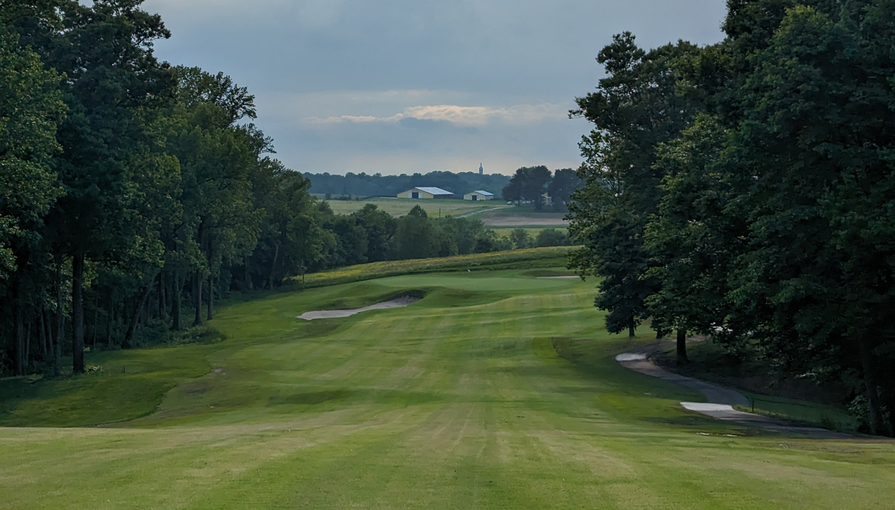 The tenth hole at Sultan's Run Golf Club