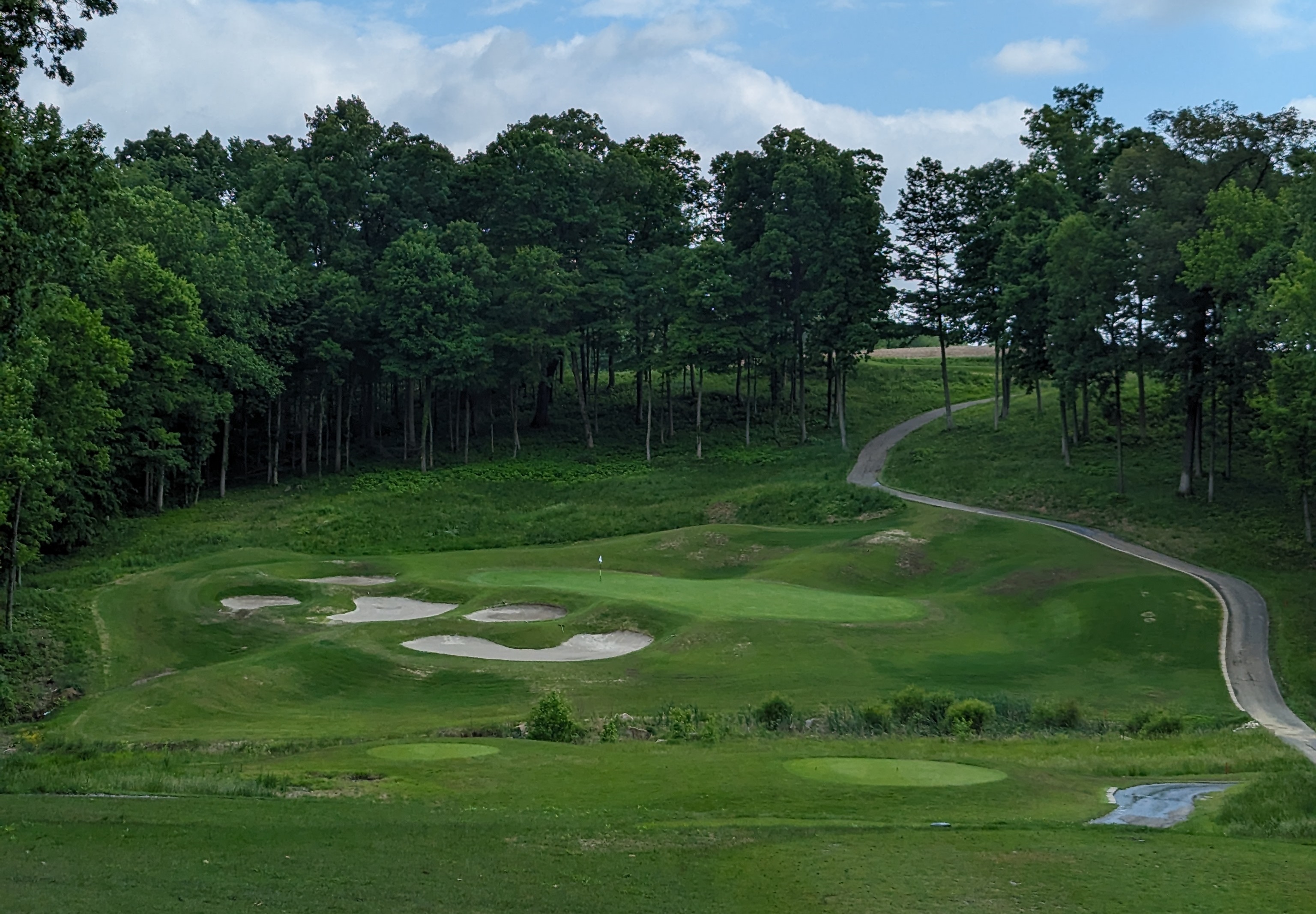 The fifth hole at Sultan's Run Golf Club