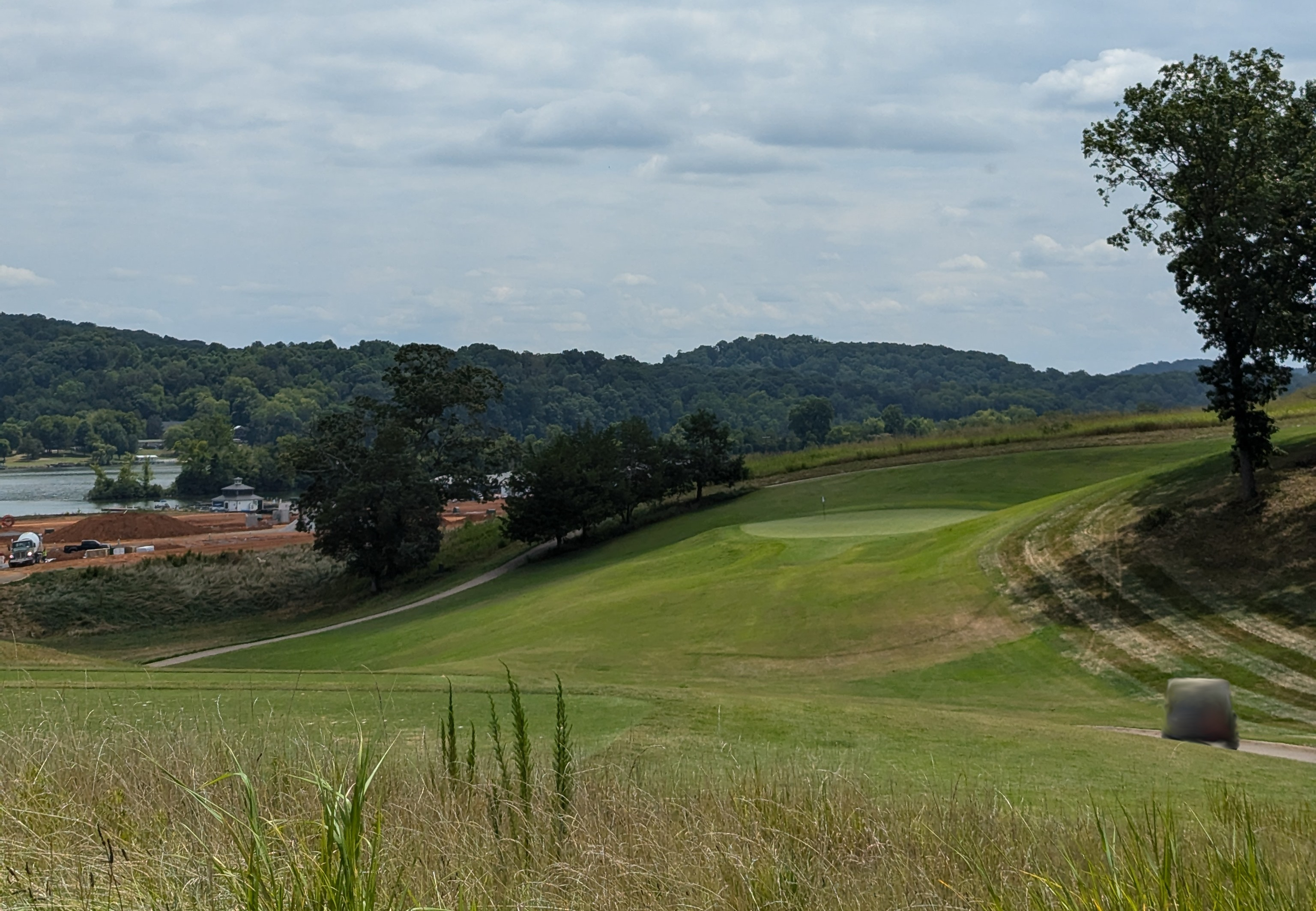 The third hole at Tennessee National Golf Club