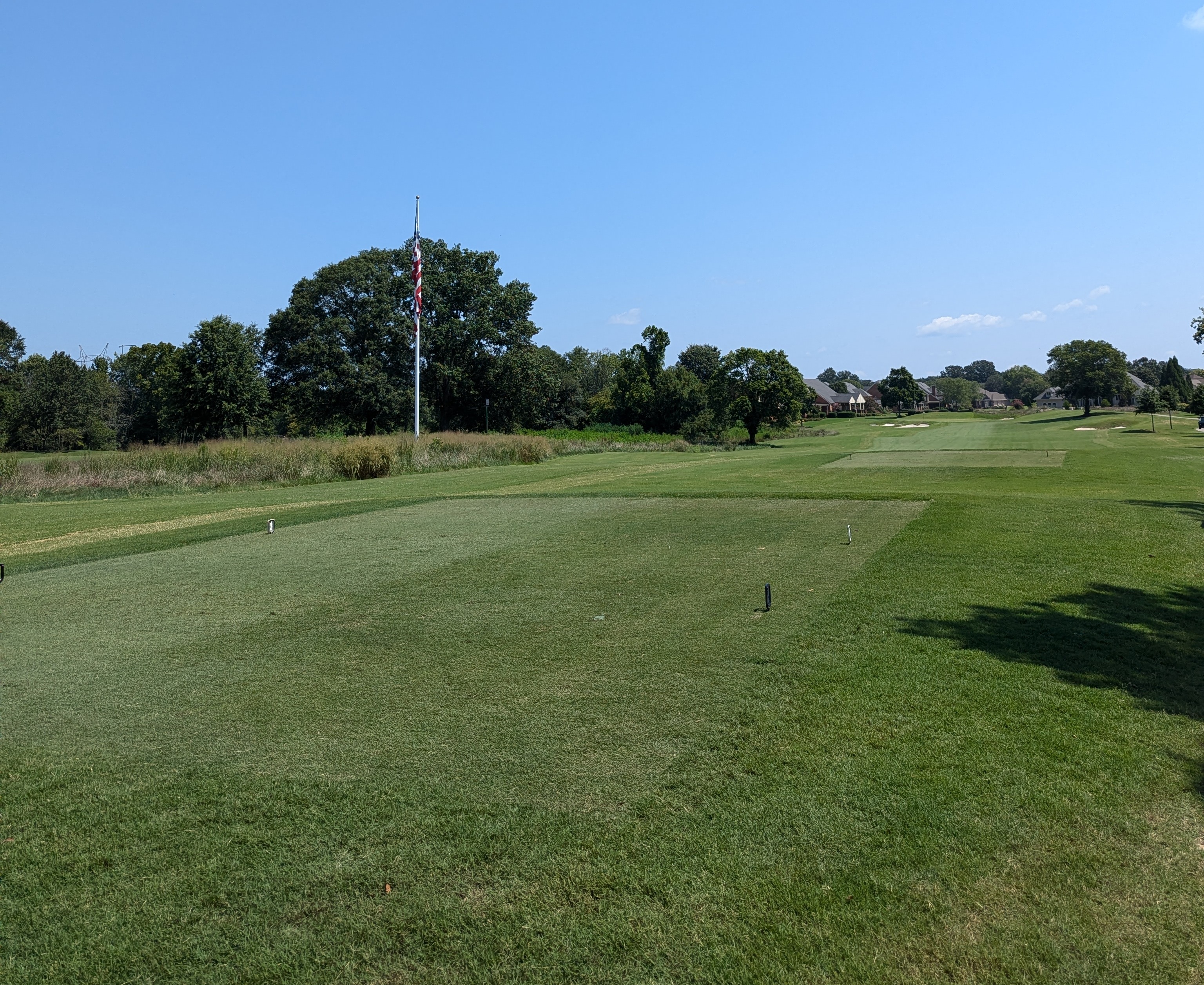 The first hole at Council Fire Golf Club