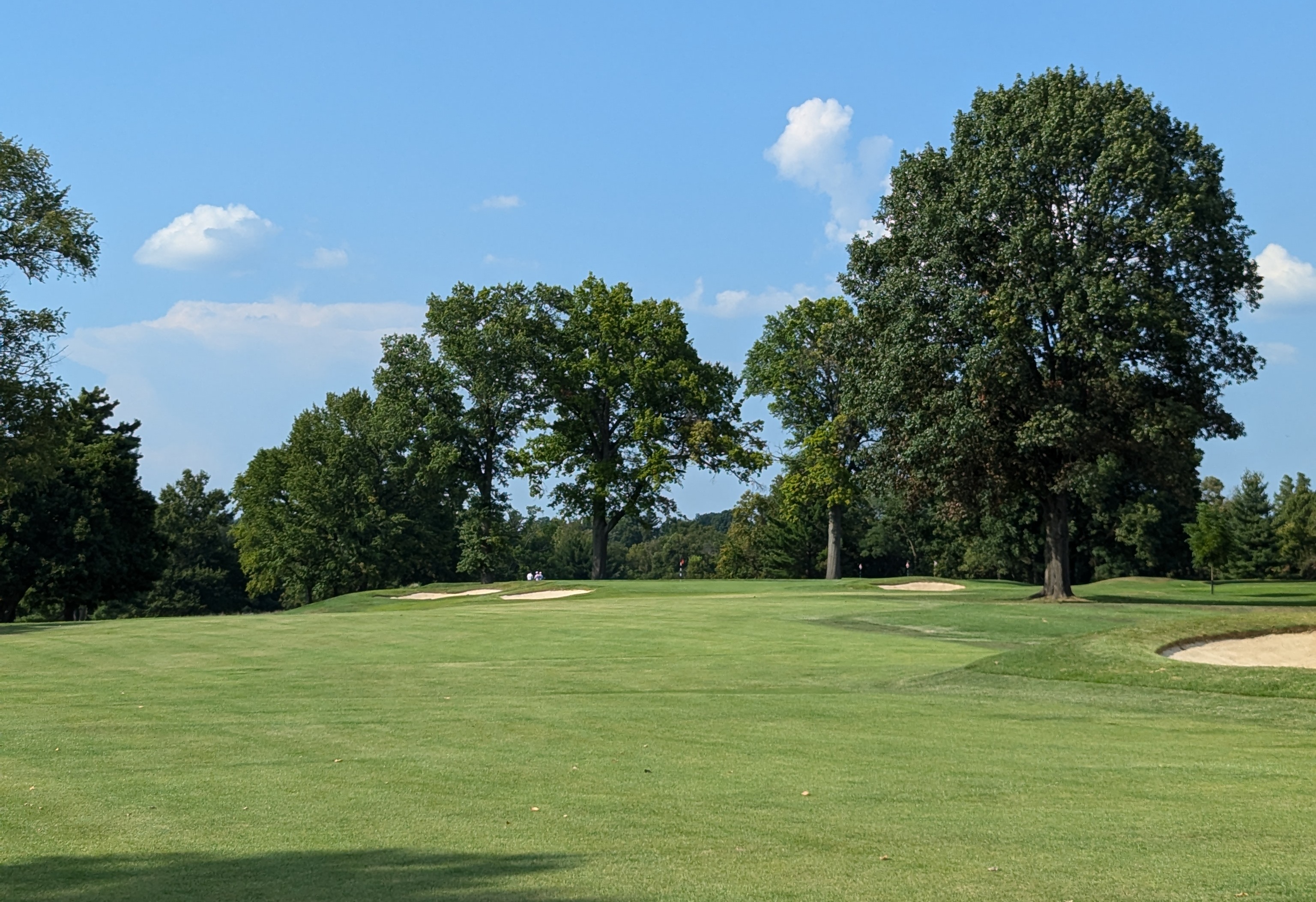 The approach at the eleventh hole at Big Spring Country Club