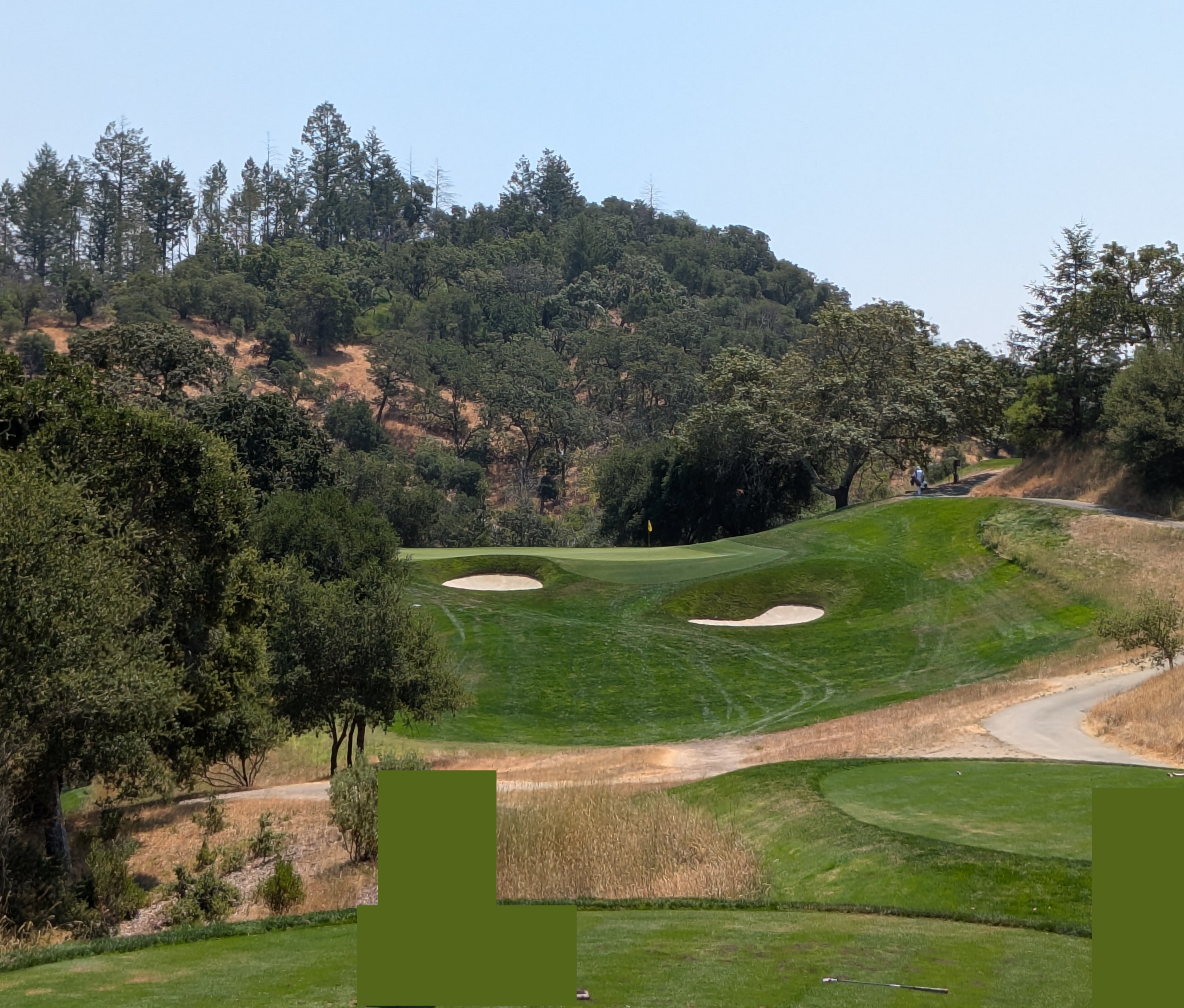 The fourteenth hole at Mayacama Golf Club