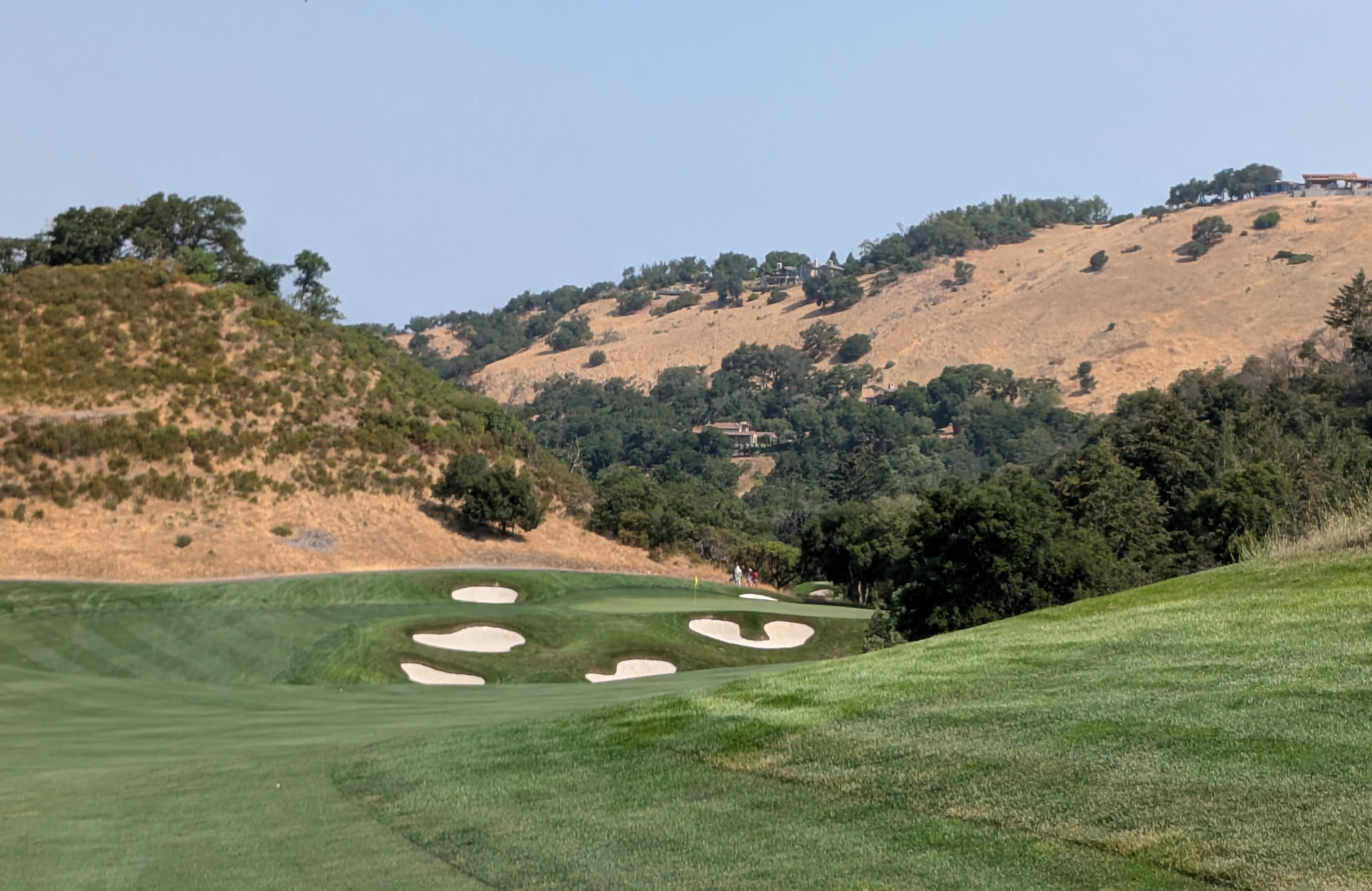 The second hole at Mayacama Golf Club