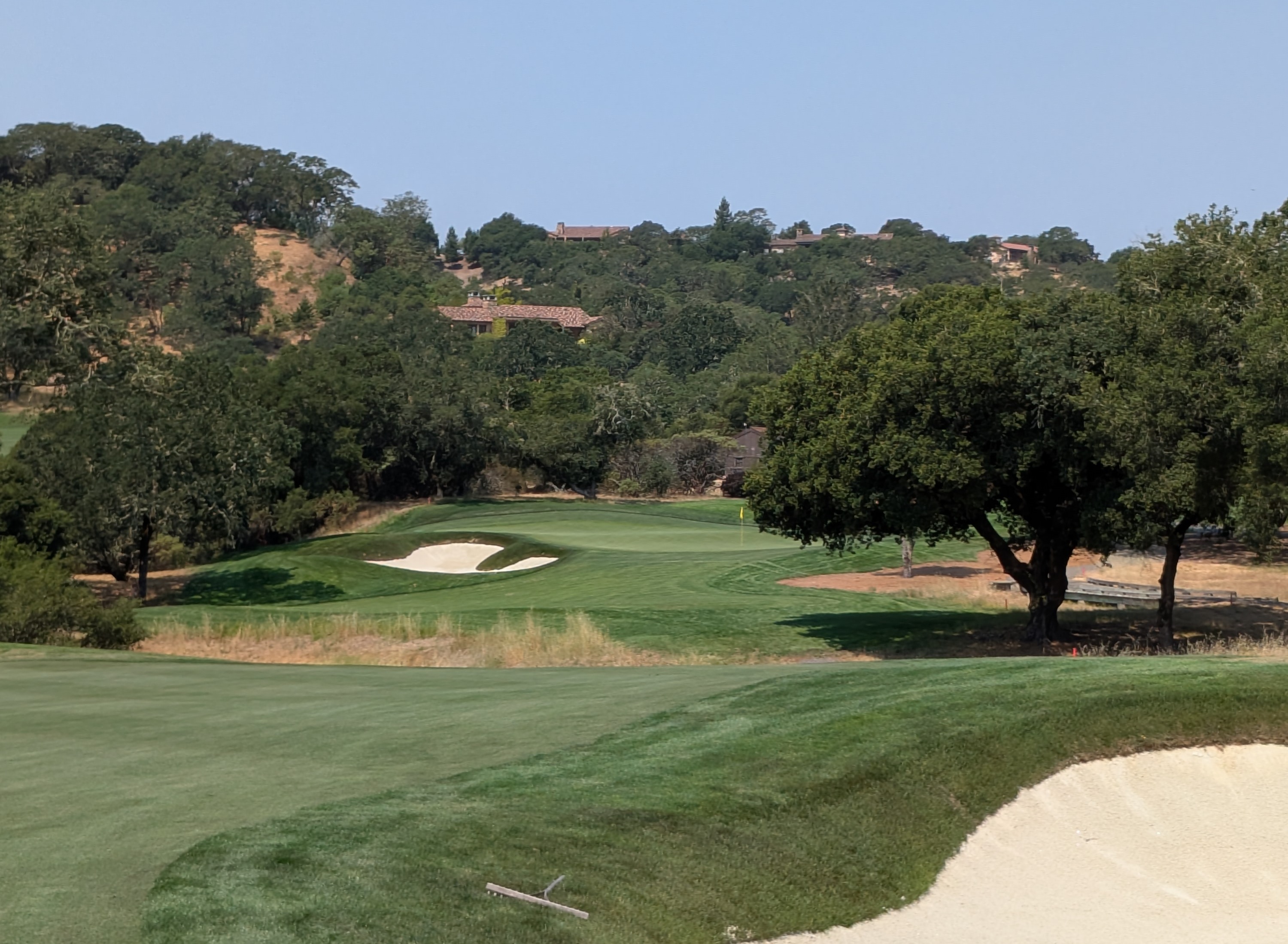 The sixth hole at Mayacama Golf Club